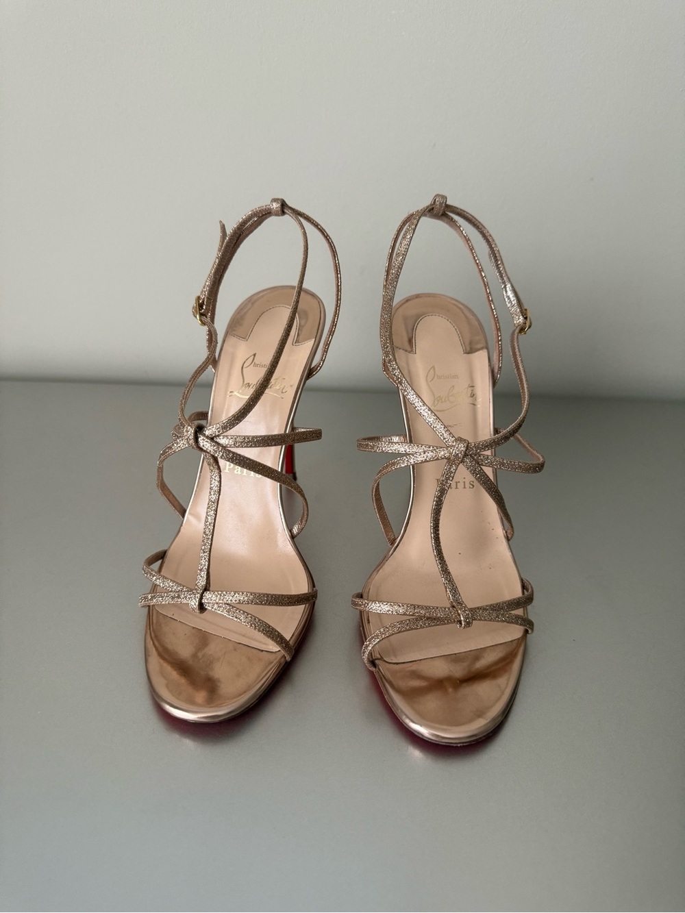 Christian Louboutin “Youpiyou” Glitter Mini Specchio